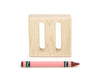 2x2 Double Arrow Slit Window Building Block