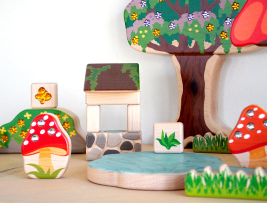Toadstools Shaped Gem Blocks