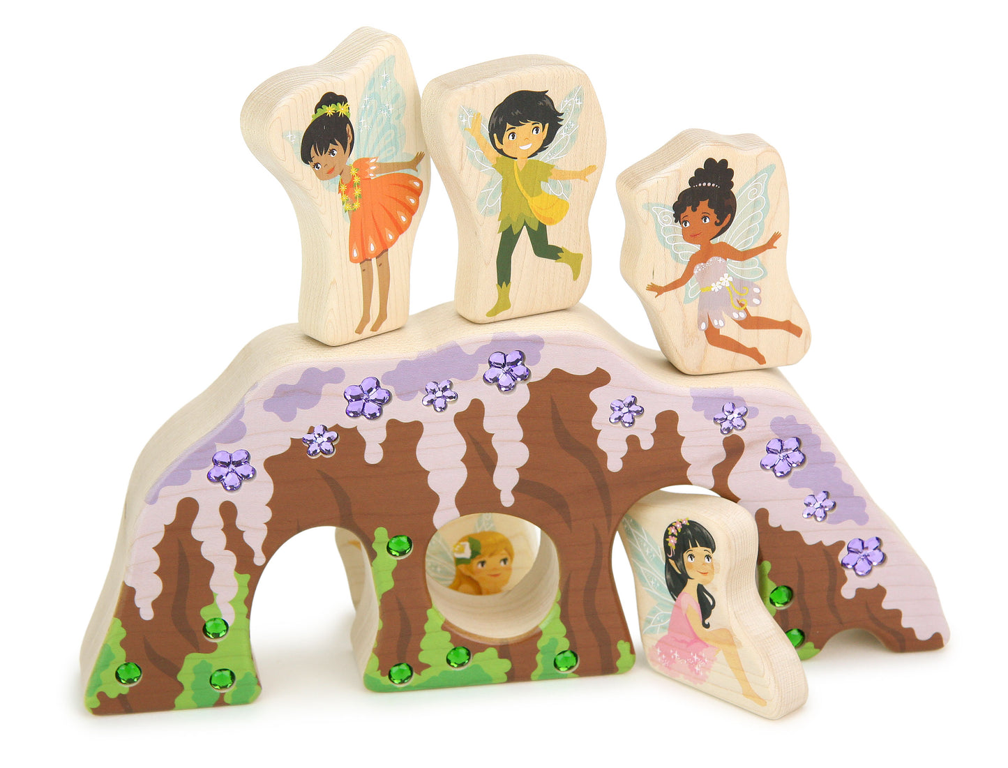 Wisteria Bridge Maple Building Block
