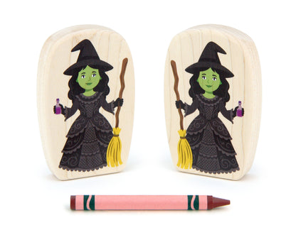 Witch - 3.75" Double-sided 1:24 Scale Maple Figure