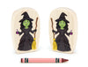 Witch - 3.75" Double-sided 1:24 Scale Maple Figure