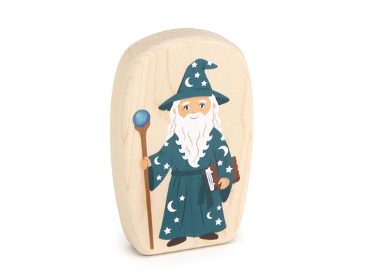 Wizard - 3.75" Double-sided 1:24 Scale Maple Figure