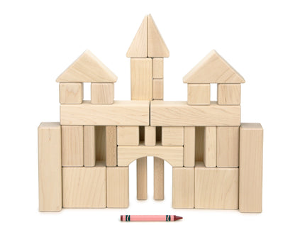 34 pc. Jr. Builder Set Maple Building Blocks