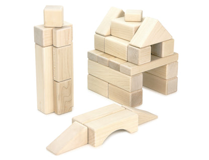 34 pc. Jr. Builder Set Maple Building Blocks