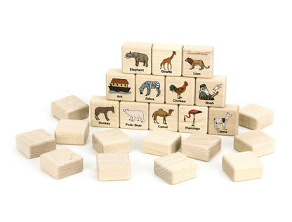 Noah's Ark Wooden Matching Game - 24 pc Set