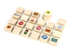 Road Signs Wooden Matching Game - 24 pc Set