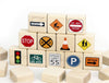 Road Signs Wooden Matching Game - 24 pc Set