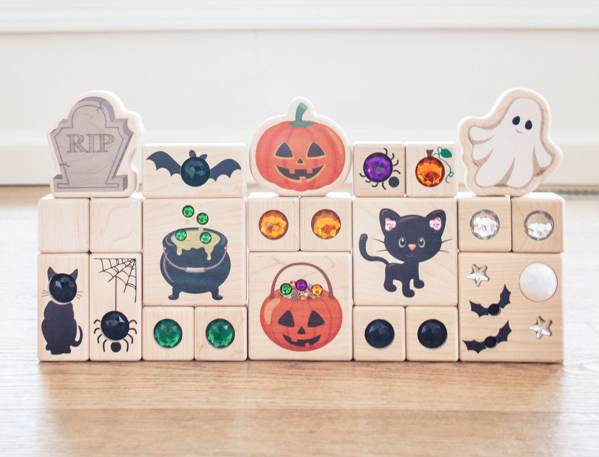 Clearance - Spooky Halloween 3 pc. Shape Block Set