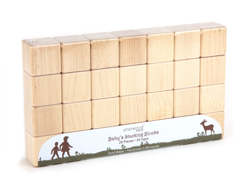 28 pc Baby's Stacking Blocks Set