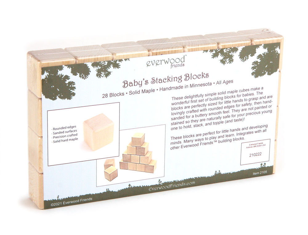 28 pc Baby's Stacking Blocks Set