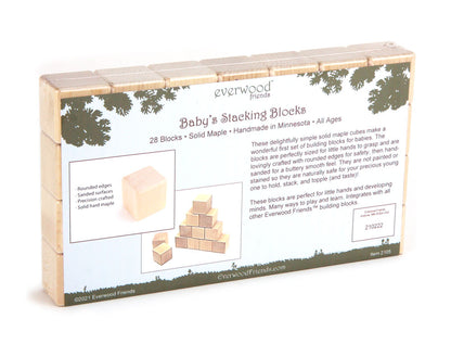 28 pc Baby's Stacking Blocks Set