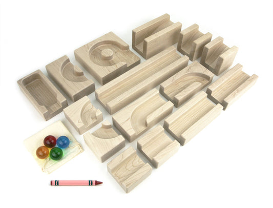 15 pc. Beginner Ball Run Unit Block Set