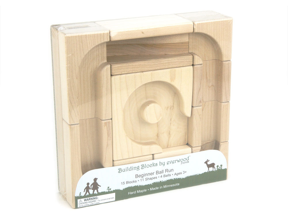 15 pc. Beginner Ball Run Unit Block Set