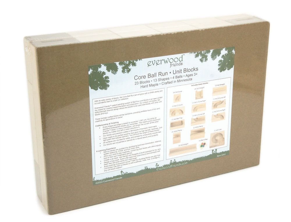 23 pc. Core Ball Run Unit Block Set
