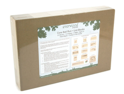 23 pc. Core Ball Run Unit Block Set