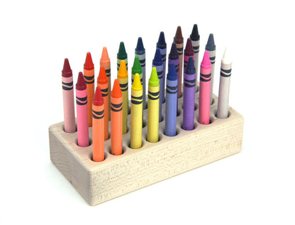 Solid Maple Crayon Holder