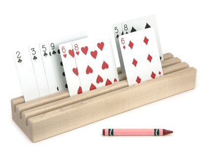 Solid Maple Playing Card Holder
