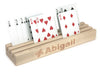 Personalized Maple Playing Card Holder