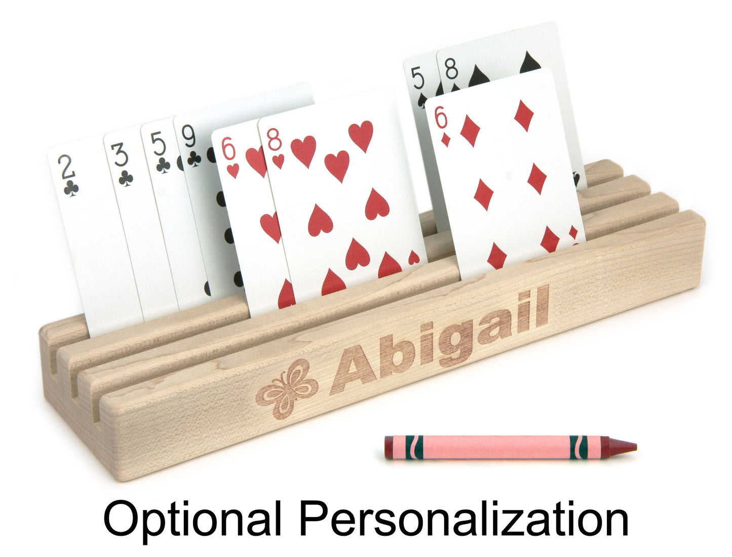 Solid Maple Playing Card Holder
