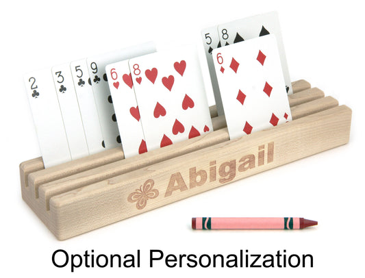 Solid Maple Playing Card Holder