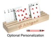 Personalized Maple Playing Card Holder