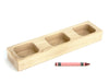 Solid Maple 3-Section Loose Parts Holder