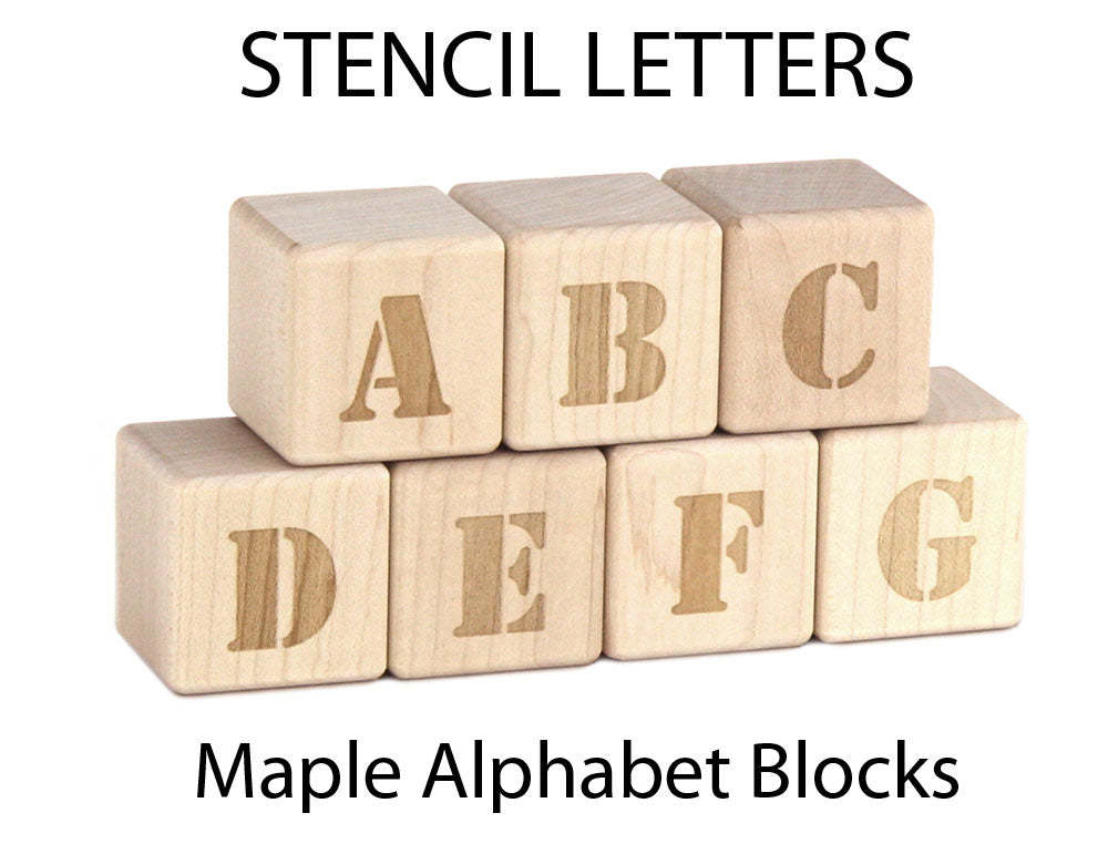 Alphabet Filing Block Wooden Alphabet Blocks Font