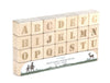 28 pc. Stencil Letter Engraved Alphabet Blocks