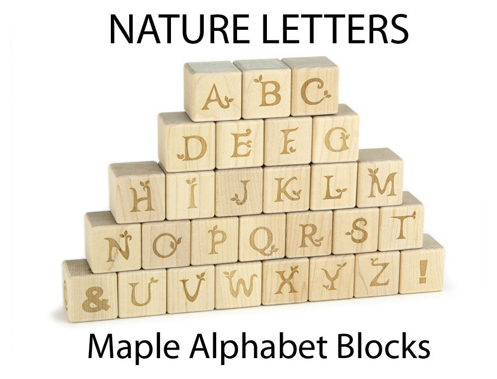 27 Pc Maple Alphabet Blocks Engraved Wood ABC Blocks Wooden Alphabet Blocks Letter  Blocks Baby Wood Baby Shower Activity Gift for Teacher 