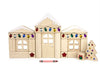 LIMITED! Christmas House 24 pc. Maple Building Block Set