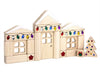 LIMITED! Christmas House 24 pc. Maple Building Block Set