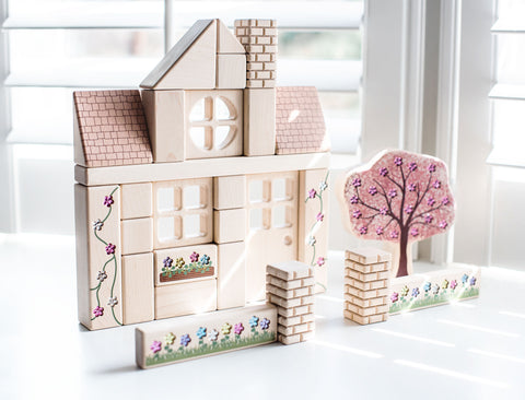 Spring Country Cottage Building Blocks