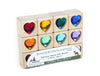 12 pc. Rainbow Hearts Gem Blocks