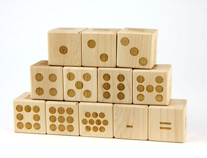 12 pc. Number Style Blocks