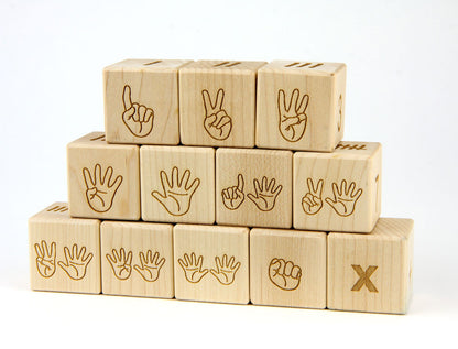 12 pc. Number Style Blocks