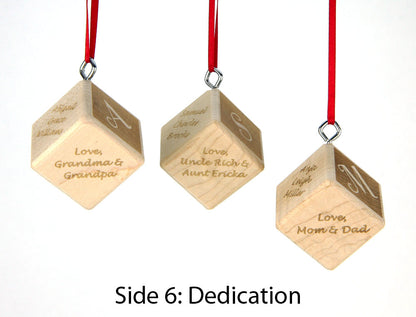 Personalized Baby Birth Christmas Ornament