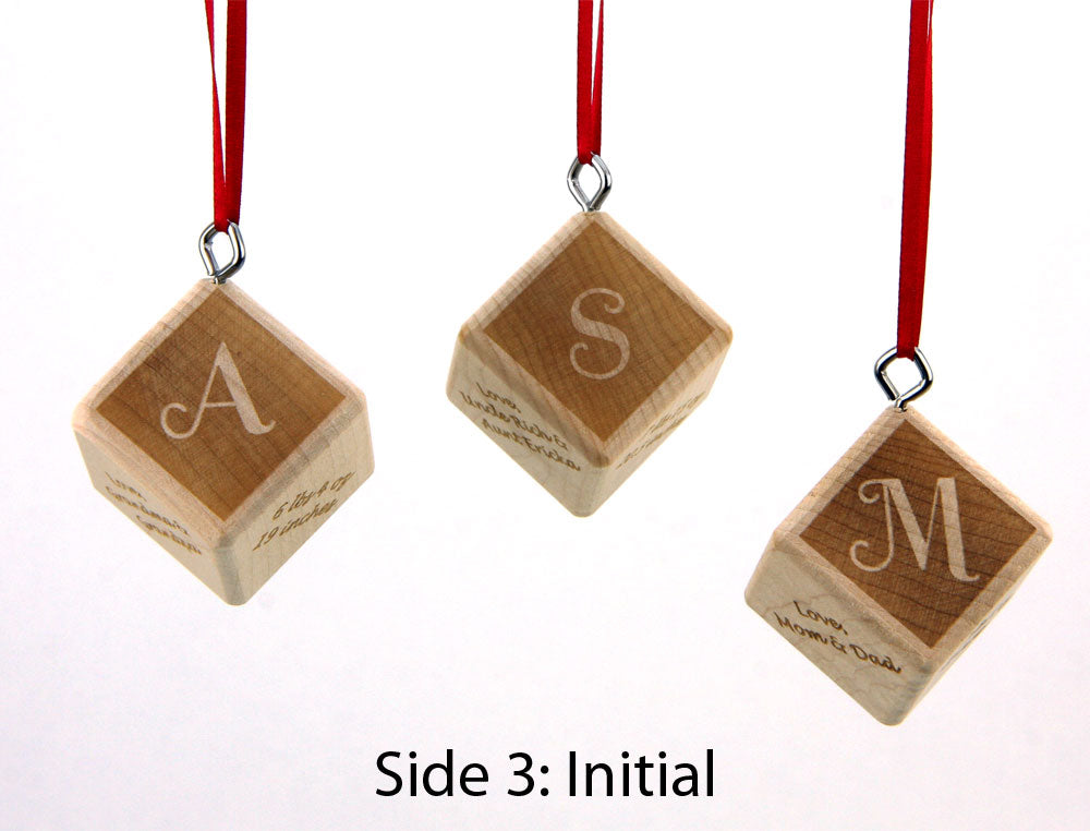 Personalized Baby Birth Christmas Ornament