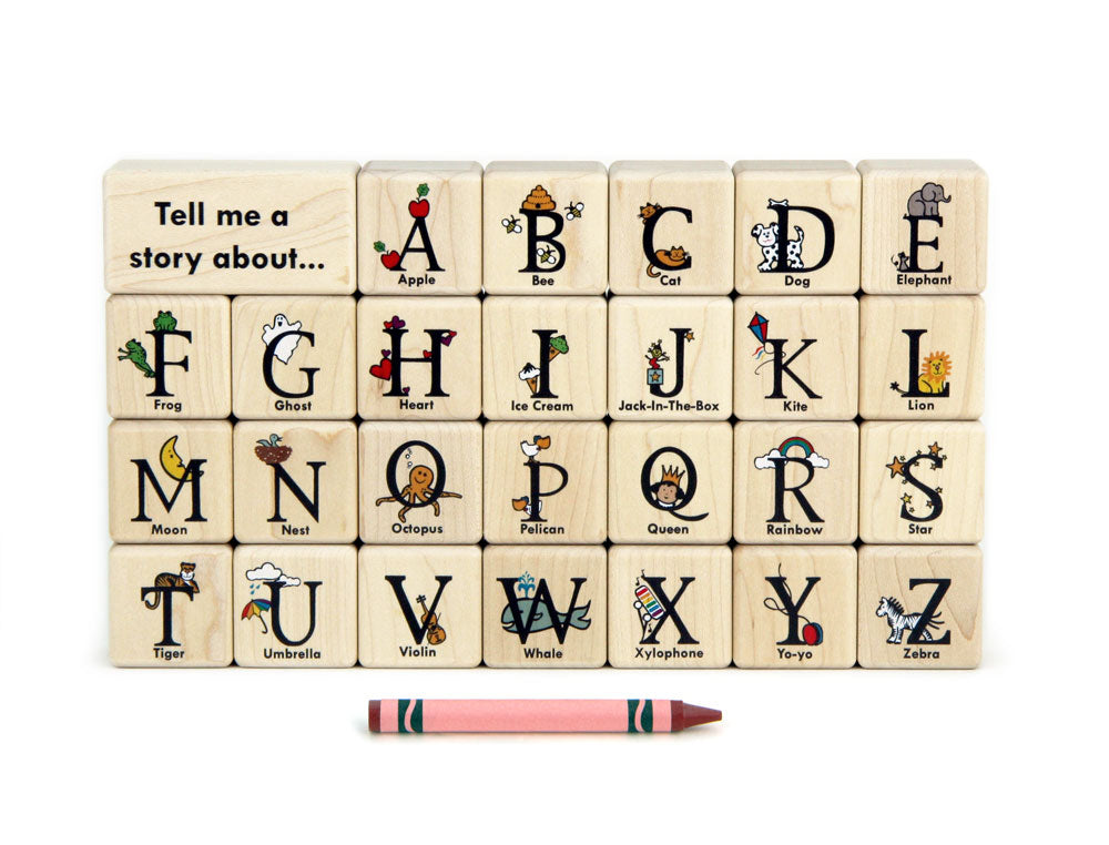 27 pc. Picture Letters Color Alphabet Blocks