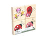 LIMITED! Valentine Love Bugs 4 pc. Gem Block Set