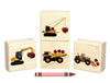 LIMITED! Valentine Construction Machines 4 pc. Gem Block Set