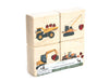 LIMITED! Valentine Construction Machines 4 pc. Gem Block Set