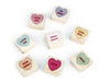 LIMITED! Little Conversation Hearts 8 pc. Building Block Set