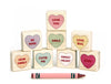 LIMITED! Little Conversation Hearts 8 pc. Building Block Set