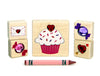 LIMITED! Valentine Treats 5 pc. Gem Block Set