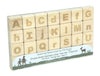 28 pc. Engraved Double-sided Letter Alphabet Spelling Tiles