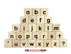 Printed Maple Word Tray Alphabet Spelling Set