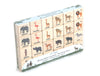 African Safari Animals Wooden Matching Game - 24 pc Set