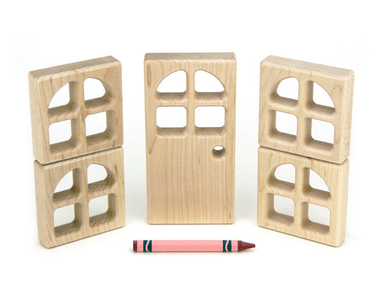 5 pc Arch-Paned Window & Door Blocks Booster