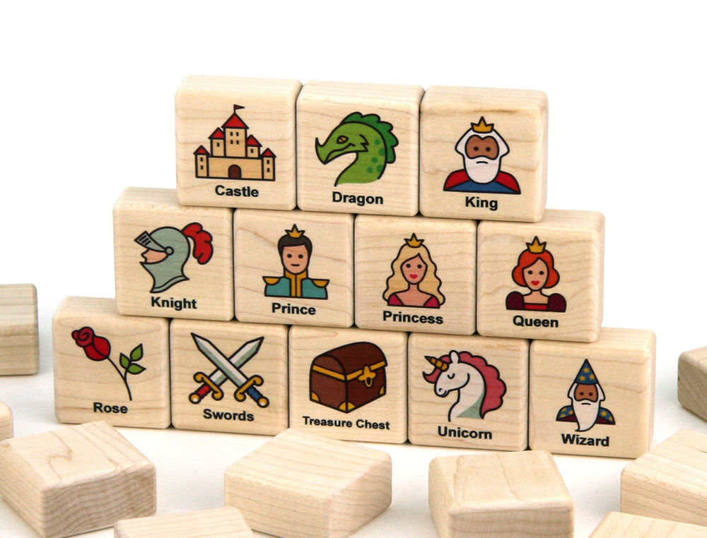 Fairytale Adventure Wooden Matching Game - 24 pc Set