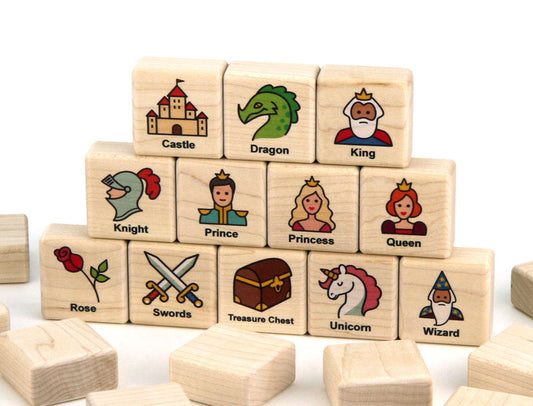 Fairytale Adventure Wooden Matching Game - 24 pc Set
